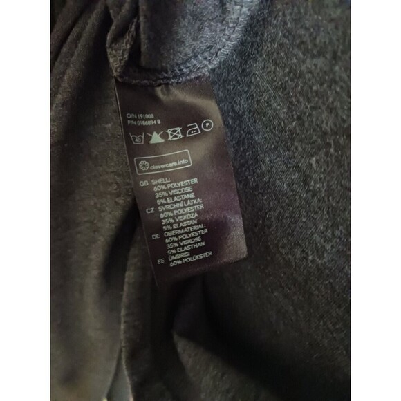 French Connection Dress Women's Small Heather Grey Bodycon Maxi Dress Side Slit‎ - Picture 4 of 13